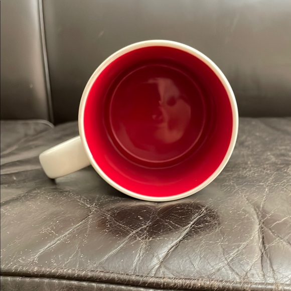 Starbucks Malaysia Mug with Gold Hibiscus and Red Accent - Picture 3 of 4